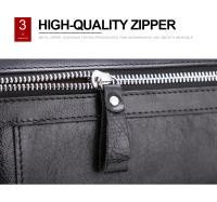 Bolso de Hombre CONTACT'S de Cuero de Verduras para Abogados Bolsa de Negocios Vintage Grande para Portátil y iPad Material de Revestimiento Poliéster Tamaño 13inch Negro - details 24