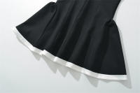 - Vestido Formal de Mujer 2025 con Volantes, Cuello y Tirantes, Color Pure Desire Wind Collision, . - details 5