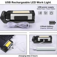 Linterna de Trabajo COB Magnética Luz Branca LED Recargable por USB Portátil Resistente al Agua - details 9