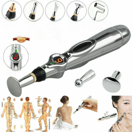 Pluma de Acupuntura Electrónica 3 en 1 Terapia de Alivio del Dolor Masajeador de Energía de Límites