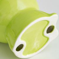 Dispensador de alimentos, cuenco de cerámica para gatos, cuenco de base alta creativo para mascotas, cuenco de alimentación de comida para perros con boca inclinada multiusos, protección del cuello - details 8