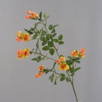 Rama de flor de Rosa Artificial de 65cm, flor de Rosa de imitación de plástico de tacto Real, flores falsas elegantes hechas a mano, decoración para el hogar y la Oficina - details 2
