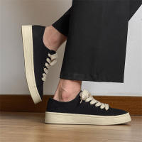 Zapatos de lona para hombre, básicos, versátiles, negros, modernos, casuales, transpirables, delgados, retro, deportivos - details 17
