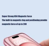 Funda de Silicona Ultra Delgada con Revestimiento Claro Protectora de Lente Magnético Magsafe para iPhone Rosa - details 11