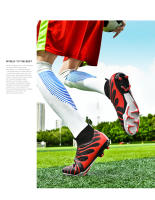 Alta parte superior transpirable zapatos de fútbol hierba artificial antideslizante zapatillas - details 30