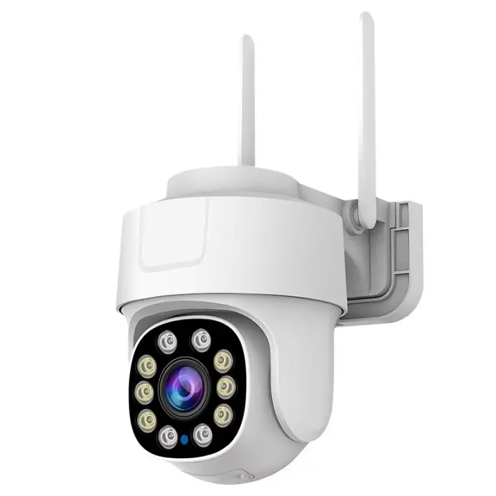 Cámara de Vigilancia Inteligente Tuya Smart 10X Zoom A prueba de agua, Monitorización de Seguridad para el Hogar y Exteriores Función de Seguimiento Automático, Visión Nocturna, Zoom 8.0 a 11.9x, Ángulo de Vista de 131st y Up - 1