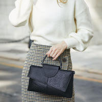 Bolso de Mano de Cuero Suave PU de Marca Bolso Cruzado para Mujer Viaje y Bolsos - details 4