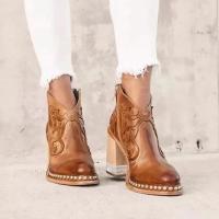 Botas de tacón alto para mujer, zapatos a la moda, botas martin, zapatos de tacón alto para mujer - details 5