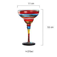 Cola hecha a mano colorida roja alta copas de champán copa de vino accesorios de Bar Barwar - details 10