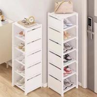 Organizador De Zapatos De Múltiples Capas Estante Plegable Ajustable Para Ahorrar Espacio En El Ángulo De La Pared Resistentes Al Agua Para Guardar Zapatos En El Hogar - details 0