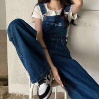 Monos de Denim Vintage MEXZT Pantalones de Lega Ancha para Mujer Estilo Callejero - details 12