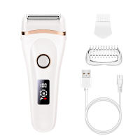 Afeitadora USB para mujer, depiladora eléctrica recargable, utilizada para afeitar el vello de las axilas, las piernas y las par - details 5