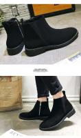 Zapatos nuevos Rome 2025 con mayor altura de corte, diseño moderno, botines Chelsea para hombre, piel de ante - details 2