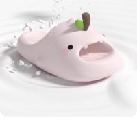 Mandarin duck apple shark pull zapatillas mujer verano casa EVA antideslizante sandalias de baño hombres 3,5 CM fondo grueso - details 4