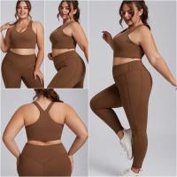 Conjunto de Yoga Talla Grande Conjunto de Gimnasio Deportivo para Mujeres Curvas - details 5