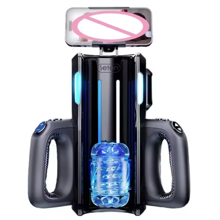 Empaquetado privado Sexy THRUSTING-PRO Masturbador masculino de alta velocidad con empuje automático, copa de masturbación vaginal telescópica, juguete sexual para hombres - 1