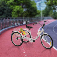 Bicicleta Plegable para Adultos con 24 Pulgadas 7 Marchas Carbono Aceleradora LED Luzes Cestas Ideal para Urbanos Unisex - details 1