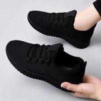 Cian-Zapatos informales para Mujer, Zapatillas para Correr, Todo Negro, Trabajo Mamá, Zapatos de fondo suave, Zapatos para Danza - details 4