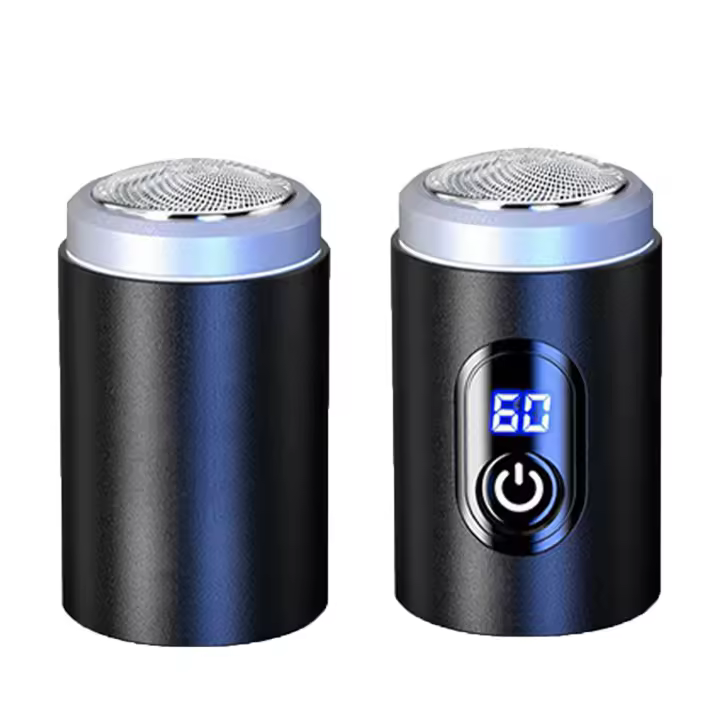 Mini Afeitadora eléctrica portátil inalámbrica, afeitadora rotativa recargable, regalo para el Día del Padre y cumpleaños - 1