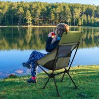 Silla plegable portátil para acampar, liviana, adecuada para caminatas al aire libre, pesca y picnics - details 6