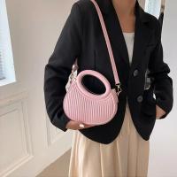 Bolsos de Hombro para Mujeres Diseño de Axila, Bolsos Plisados de Silla de Montar, Bolsos de Cruz de Color Sólido - details 8