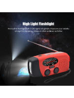 Radio meteorológica con cargador solar y batería de 1200 mAh AM/FM/NOAA Power Bank para emergencias - details 29