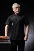 Catering cocina camisa blanca restaurante cocina Chef camiseta panadero uniforme de trabajo camarero ropa de Hotel chaqueta de cocinero monos de cafetería - details 11