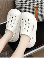 Zuecos de verano para mujer, versátiles, con suela gruesa y suave, estilo bosque, que aumentan la altura. - details 16