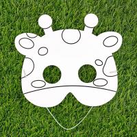 Búho creativo DIY máscara de relleno de Color juguete elefante astronauta máscara en blanco juguete mono pintado pintura Panda máscara niños - details 7