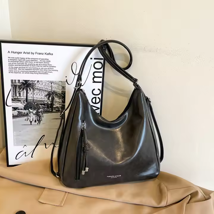 Bolso bandolera, casual, retro, nuevo estilo, un hombro, doble hombro, bolso de mano, bolso para mujer, mochila, gran capacidad - 1