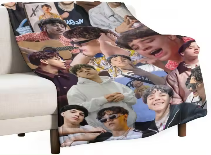 Manta de franela con póster, manta de aire acondicionado, Súper suave, para viajes al aire libre, regalo personalizado, a la moda, para sofá - 1