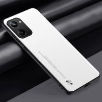 Funda de Lujo de Cuero PU para Realme 10 Pro Plus 5G Protección Total de Silicona Mate - details 15