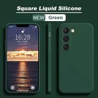 S25 S24 S23 Ultra funda cuadrada de silicona líquida suave para Samsung Galaxy S25 S24 S23 S22 S 25 Ultra Plus S25Ultra fundas de teléfono - details 15