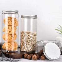 Tarro de almacenamiento transparente con tapas de aluminio, contenedor de cosméticos, frascos de embalaje de alimentos y dulces, 10 piezas, varios tamaños - details 5