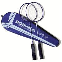2 piezas de juego de raqueta de bádminton 777 con marco grande, construcción de aleación de hierro, disponible en azul, negro, morado - Incluye bolsa de transporte, perfecto para entusiastas de los deportes al aire libre, regalo ideal para Navidad y Año - details 4