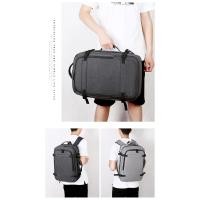 Mochila de viaje USB 40LExpandable, bolsas de transporte aprobadas por vuelo para aviones, mochila duradera resistente al agua de 17 pulgadas para hombres - details 16