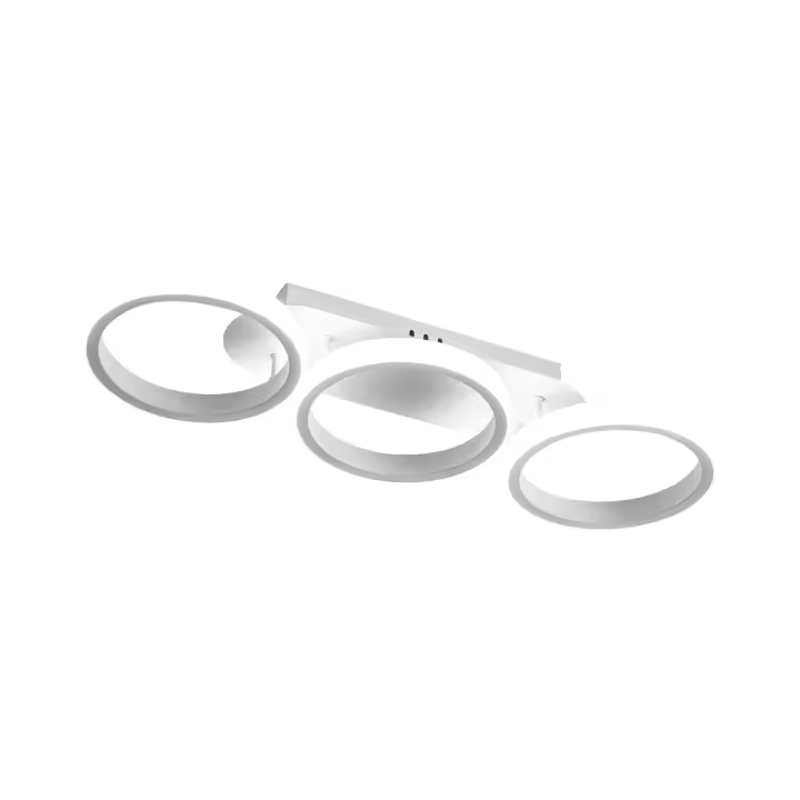 Goeco Lámpara LED Iluminación Nórdica Moderna de 32W Luz Blanca Fría para Sala de Estar - 1