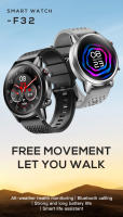 Reloj inteligente con pantalla completamente táctil de 1,32 pulgadas, oxígeno, presión arterial, prueba de frecuencia cardíaca, recordatorio de llamadas entrantes, IP67 - details 0