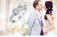 -Anillo de Plata de Ley 925 con forma de nudo infinito, joyería fina, con piedras preciosas, para mujer - details 0