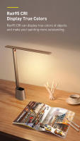 Baseus-Lámpara LED de escritorio con protección para los ojos, luz regulable para oficina, plegable, inteligente, adaptable, para lectura - details 13