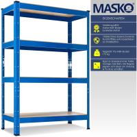 Estantería de Almacenamiento para Cargas Pesadas 180 x 90 x 40 cm, Hasta 875kg, 5 Estantes Ajustables, Tablero de Fibra de Densidad Media y Metal - details 10