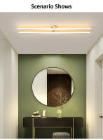 LEFAN-tira de lámpara de techo de 78CM, luz Led de diseño moderno para habitación, pasillo, guardarropa, sala de estar - details 2