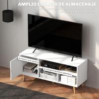 Mueble TV Moderno con Armario y 3 Compartimentos Para Televisiones de 60" - details 5