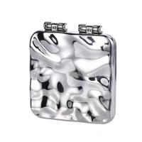 Mini espejo de maquillaje plegable, espejos de mano portátiles cuadrados de doble cara, espejo de tocador creativo, espejo de bolsillo compacto - details 7
