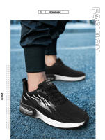 Zapatillas de correr para hombre, zapatos informales transpirables a la moda, con cojín de aire, suaves y cómodos, para deportes al aire libre - details 2