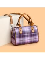 BINGMEI Moda gran Capacidad A Cuadros Bolso de las Mujeres nuevo Estilo Universitario Clase Commuter Bolsa de Hombro Multifuncional Barril Mochila - details 2
