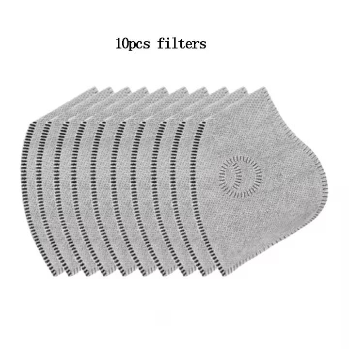 Mascarilla facial deportiva lavable y reutilizable para hombre, máscara con filtro antipolvo, Bandana con filtros de carbón activado para verano - 1