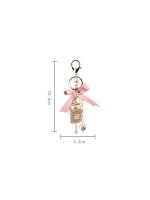 Llavero de Perfume de Perlas de Imitación Accesorio de Bolso para Mujeres Llavero Creativo con Lazo - details 1