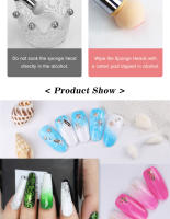 Juego de pinceles de doble cabezal para uñas, esponja degradada, pinceles para arte de uñas, bolígrafo para Gel acrílico, polvo brillante, herramienta de pintura de polvo de uñas, 1 ud. - details 4