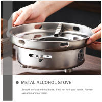 Estufa de Alcohol plegable, horno portátil de acero inoxidable para acampar, fogatas, caminata natural, leña, barbacoa - details 3